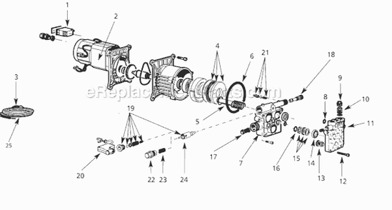 Page A Diagram and Parts List for PW134500AV  Campbell Hausfeld Compressor